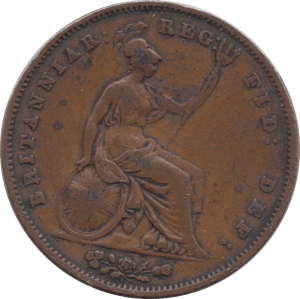 1855 PENNY ( VF ) - Penny - Cambridgeshire Coins