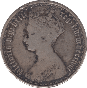 1856 FLORIN ( FINE ) - FLORIN - Cambridgeshire Coins