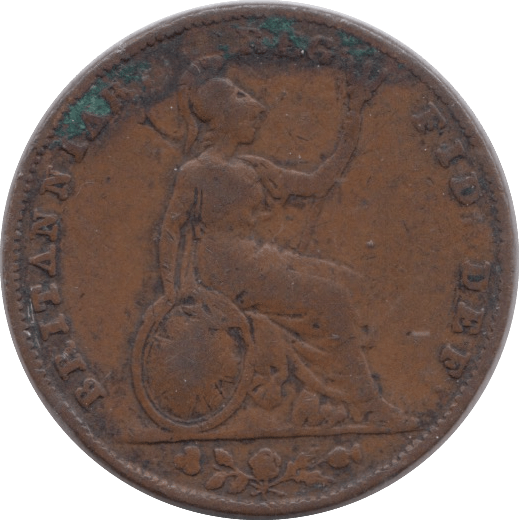 1857 FARTHING ( FINE ) - Farthing - Cambridgeshire Coins