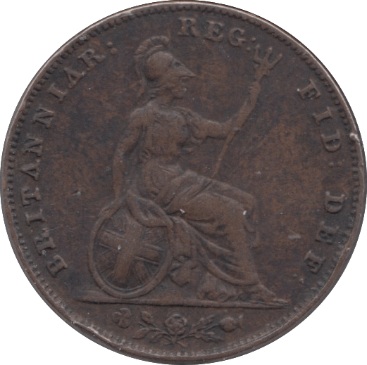 1857 FARTHING ( FINE ) - Farthing - Cambridgeshire Coins