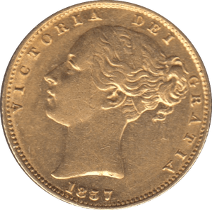 1857 GOLD SOVEREIGN ( GVF ) - SOVEREIGN - Cambridgeshire Coins