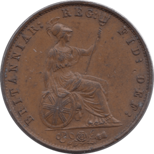 1857 HALFPENNY ( EF ) - Halfpenny - Cambridgeshire Coins