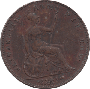 1857 PENNY ( AUNC ) - Penny - Cambridgeshire Coins