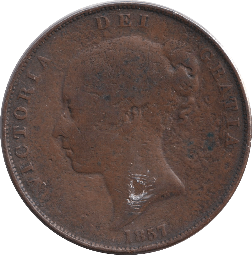 1857 PENNY ( FAIR ) - PENNY - Cambridgeshire Coins