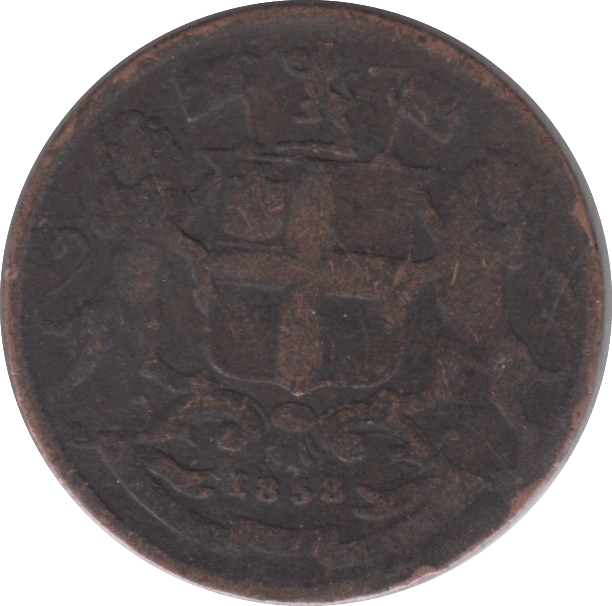 1858 1/4 ANNA INDIA - WORLD COINS - Cambridgeshire Coins