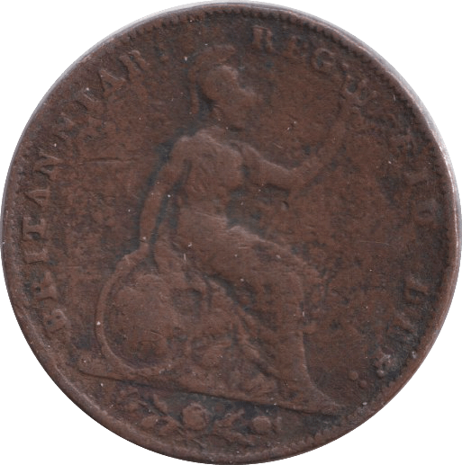 1858 FARTHING ( FAIR ) - FARTHING - Cambridgeshire Coins