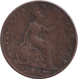 1858 FARTHING ( FAIR ) - FARTHING - Cambridgeshire Coins