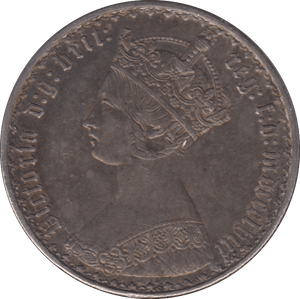 1858 FLORIN ( GVF ) - FLORIN - Cambridgeshire Coins