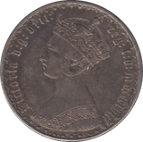 1858 FLORIN ( GVF ) - FLORIN - Cambridgeshire Coins