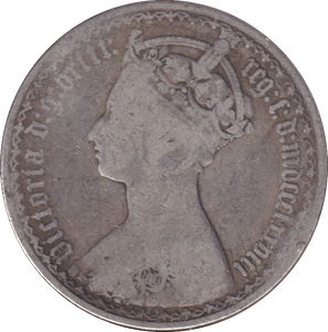 1858 FLORIN ( NF ) - FLORIN - Cambridgeshire Coins