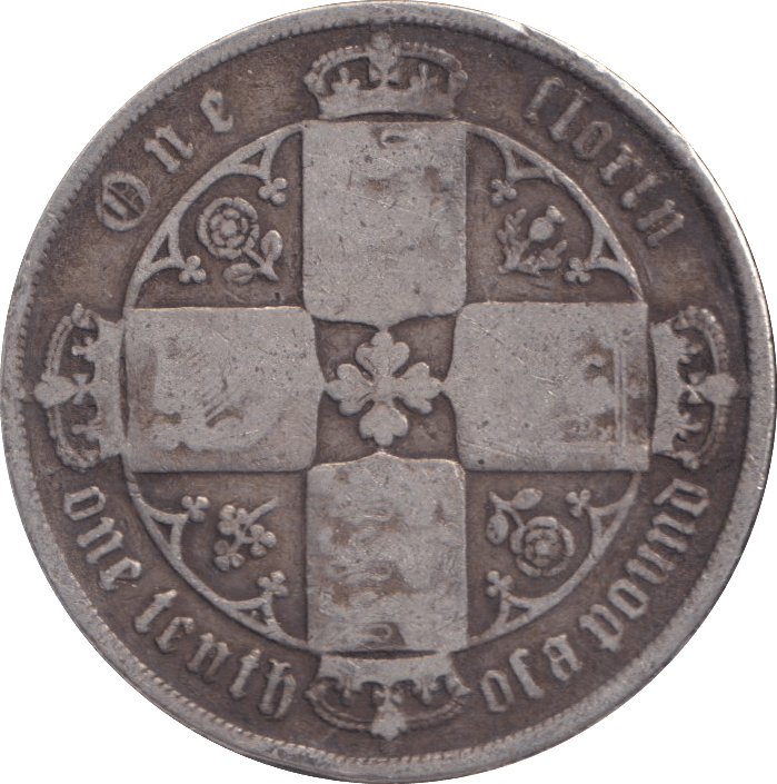 1858 FLORIN ( NF ) - FLORIN - Cambridgeshire Coins