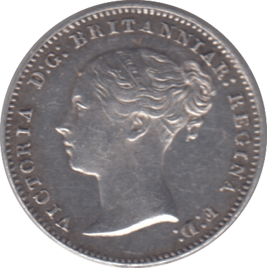 1858 MAUNDY THREEPENCE ( EF ) - MAUNDY THREEPENCE - Cambridgeshire Coins