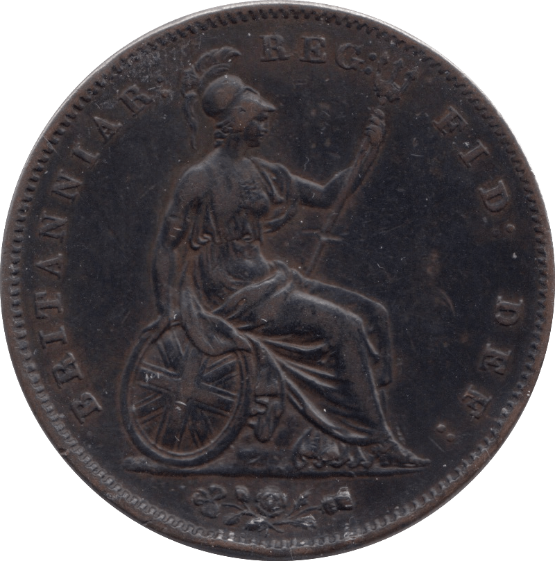 1858 PENNY BRITANNIA ( GVF ) - PENNY - Cambridgeshire Coins