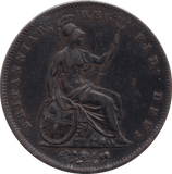 1858 PENNY BRITANNIA ( GVF ) - PENNY - Cambridgeshire Coins