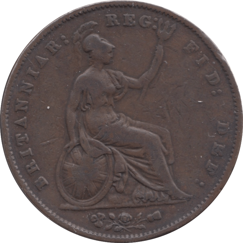 1858 PENNY ( FINE ) - PENNY - Cambridgeshire Coins