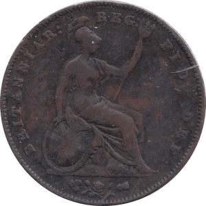 1858 PENNY ( FINE ) - PENNY - Cambridgeshire Coins