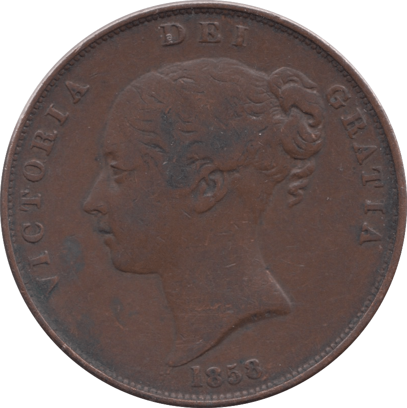 1858 PENNY ( GF ) - PENNY - Cambridgeshire Coins