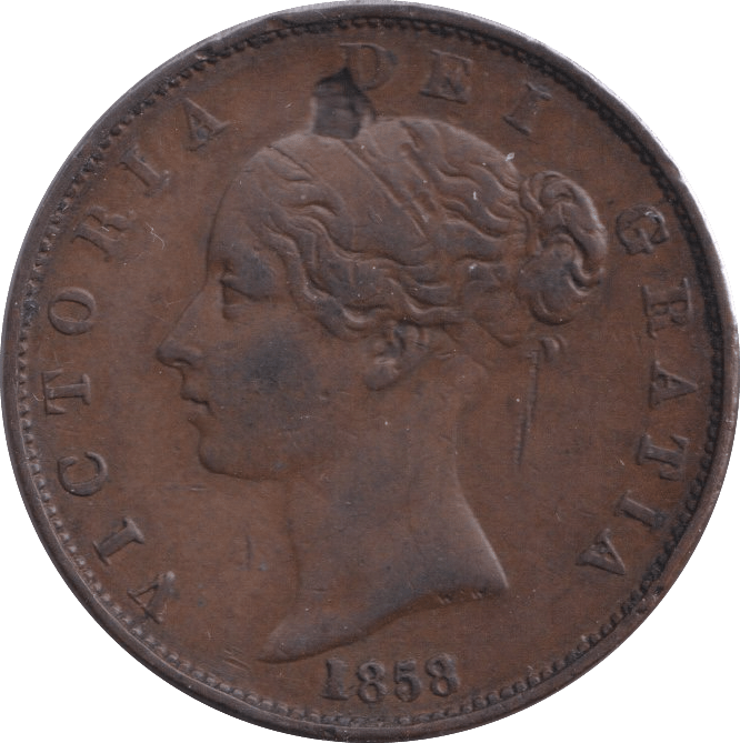 1858 PENNY ( GVF ) - PENNY - Cambridgeshire Coins