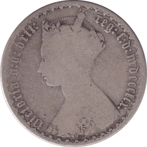 1859 FLORIN ( FINE ) - FLORIN - Cambridgeshire Coins