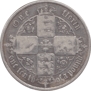 1859 FLORIN ( FINE ) - FLORIN - Cambridgeshire Coins