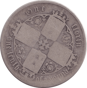 1859 FLORIN ( FINE ) - FLORIN - Cambridgeshire Coins