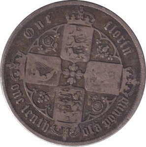 1859 FLORIN ( FINE ) - FLORIN - Cambridgeshire Coins