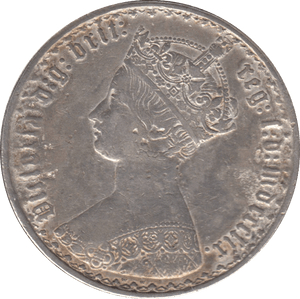 1859 FLORIN ( VF ) - FLORIN - Cambridgeshire Coins