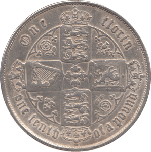 1859 FLORIN ( VF ) - FLORIN - Cambridgeshire Coins