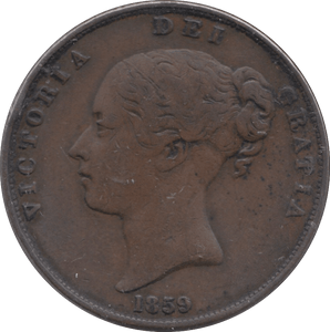 1859 PENNY ( GF ) - Penny - Cambridgeshire Coins