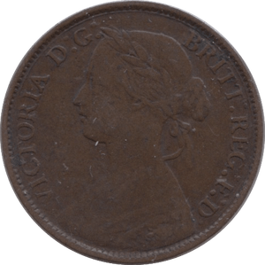 1860 FARTHING ( VF ) - Farthing - Cambridgeshire Coins