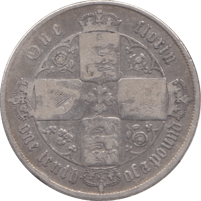 1860 FLORIN ( NF ) - FLORIN - Cambridgeshire Coins