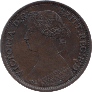 1861 FARTHING ( EF ) - Farthing - Cambridgeshire Coins