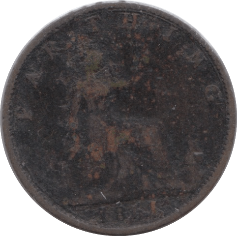 1861 FARTHING ( FAIR ) - Farthing - Cambridgeshire Coins