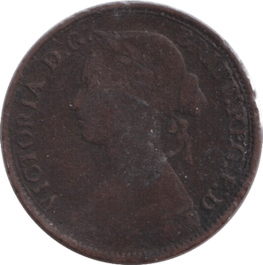 1861 FARTHING ( FINE ) - FARTHING - Cambridgeshire Coins