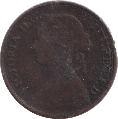 1861 FARTHING ( FINE ) - FARTHING - Cambridgeshire Coins