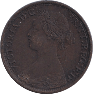 1861 FARTHING ( GVF ) - FARTHING - Cambridgeshire Coins