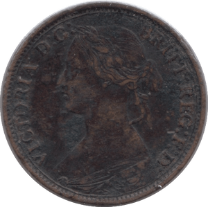 1861 FARTHING ( VF ) - Farthing - Cambridgeshire Coins