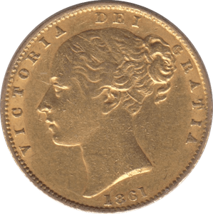 1861 GOLD SOVEREIGN ( GVF ) - SOVEREIGN - Cambridgeshire Coins