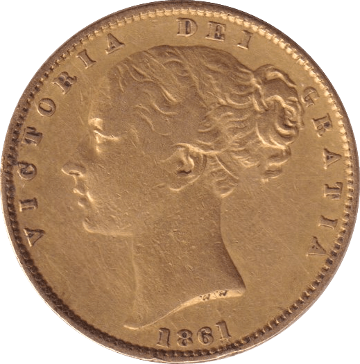 1861 GOLD SOVEREIGN ( VF ) - SOVEREIGN - Cambridgeshire Coins