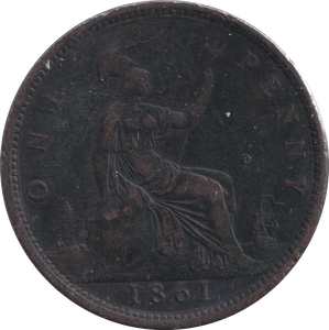 1861 PENNY ( GF ) - PENNY - Cambridgeshire Coins