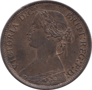 1862 FARTHING ( UNC ) - Farthing - Cambridgeshire Coins