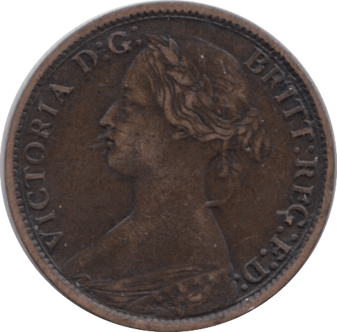 1862 FARTHING ( VF ) - Farthing - Cambridgeshire Coins