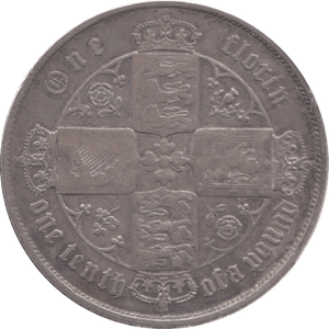 1862 FLORIN ( GF ) - FLORIN - Cambridgeshire Coins