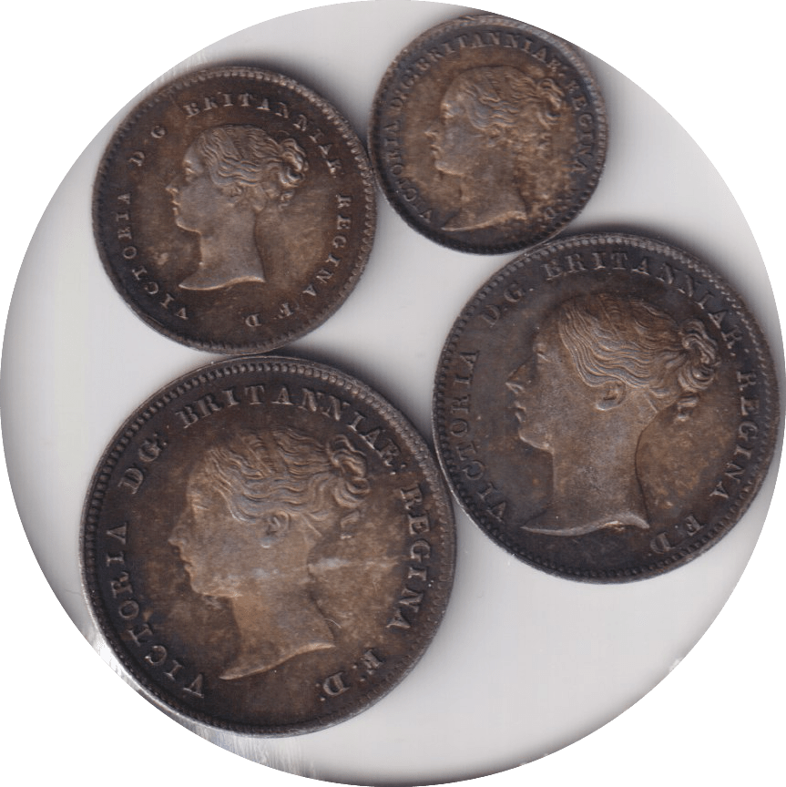 1862 MAUNDY SET VICTORIA - Maundy Set - Cambridgeshire Coins