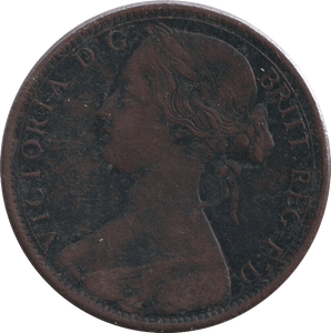 1862 PENNY ( VF ) - PENNY - Cambridgeshire Coins