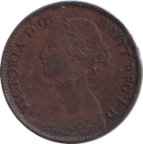 1863 FARTHING ( GVF ) - FARTHING - Cambridgeshire Coins