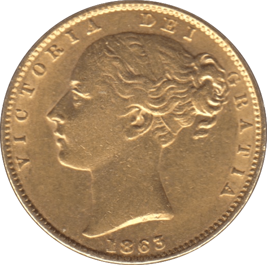 1863 GOLD SOVEREIGN ( EF ) - SOVEREIGN - Cambridgeshire Coins