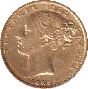 1863 GOLD SOVEREIGN ( GVF ) - SOVEREIGN - Cambridgeshire Coins