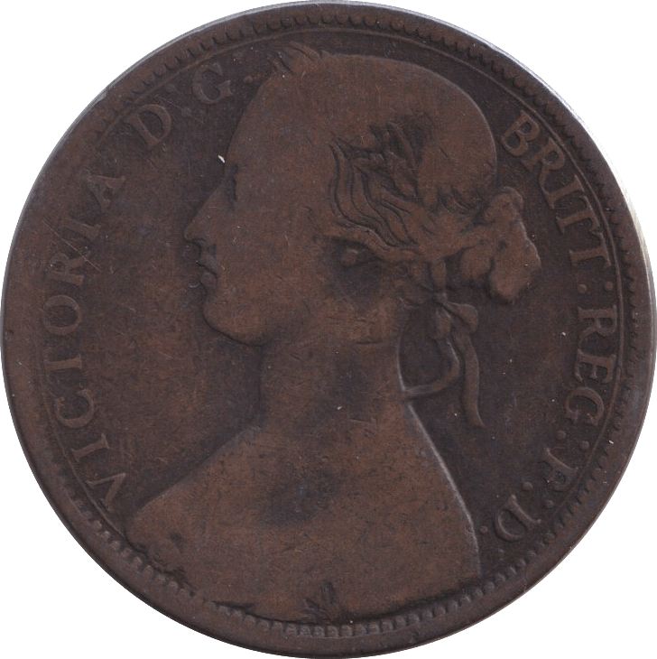 1863 PENNY ( FINE ) - PENNY - Cambridgeshire Coins