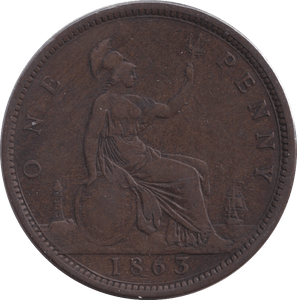 1863 PENNY ( GF ) - PENNY - Cambridgeshire Coins